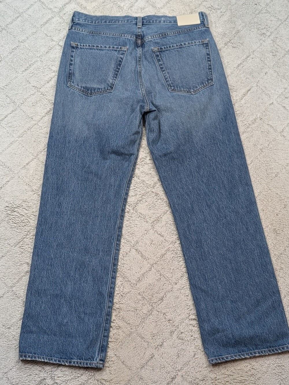 Citizens of Humanity Jeans Womens 30 Blue Baretta Relaxed Straight Cotton Denim - Picture 11 of 12